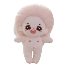 (No clothes D) Cartoon K-pop Idol Sleeping Doll Toddler Present Comfort Toy Figure