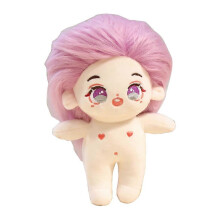 (No clothes B) Cartoon K-pop Idol Sleeping Doll Toddler Present Comfort Toy Figure