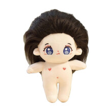 (No clothes C) Cartoon K-pop Idol Sleeping Doll Toddler Present Comfort Toy Figure