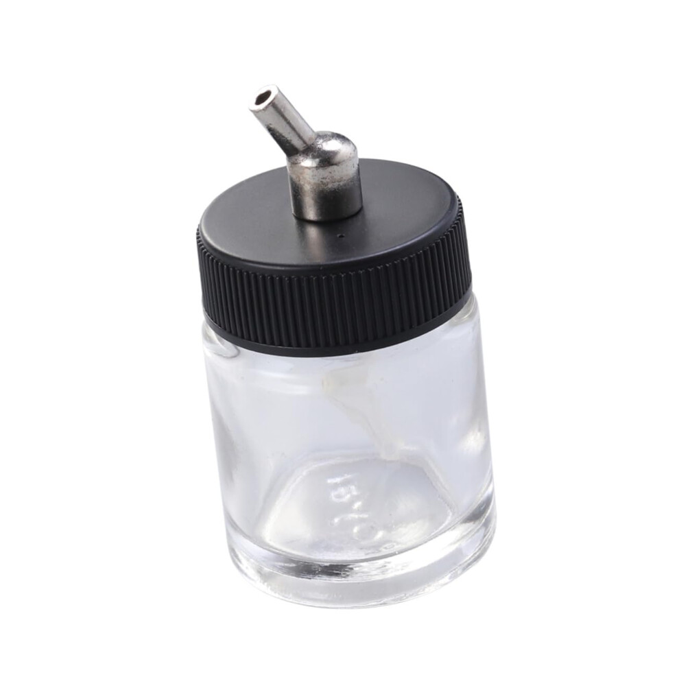 22Cc Glass Airbrush Bottles With Caps, Refillable Paint Jars For Quick Color Change, Leakproof Seal, Compatible With Master And Badger 9351714540773