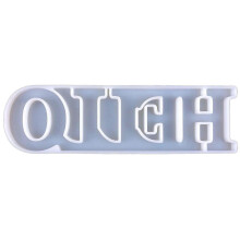 (7) Silicone Mold English Word Resin Mould for DIY Home Table Wall Hanging Decor