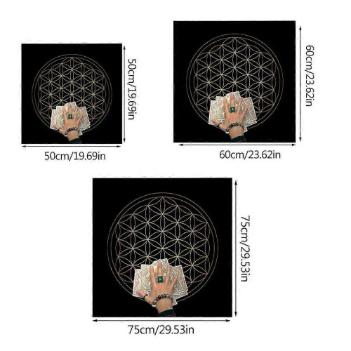 (C60) Altar Tarot Table Cloth Divination Tarot Card Tablecloth Soft Table Cover-Decor 2
