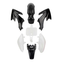 (4 Black 3 white) Plastic Fender Body Fairing for CRF50 XR50 50cc 70cc 90cc 110cc 125cc Dirt Bike