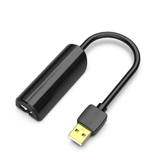 (USB 2.0 100M) RJ45 External Adapter USB to Gigabit Ethernet-LAN Network Adapter No Delay