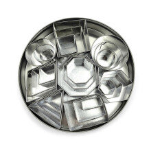 (Octagon) Biscuit Moulds Baking Gadgets 3 Styles to Choose Perfect Gifts for Baking Lovers
