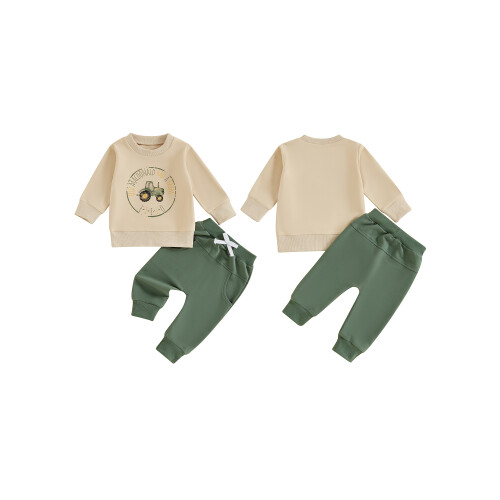 (6-12 Months, Apricot) Ensemble automnal 2 avec poches 1