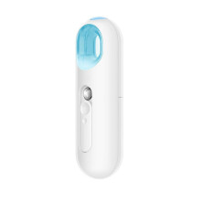(White) Mini for Nano Mist Sprayer Battery Operated Portable Handheld Atomizer Face Stea