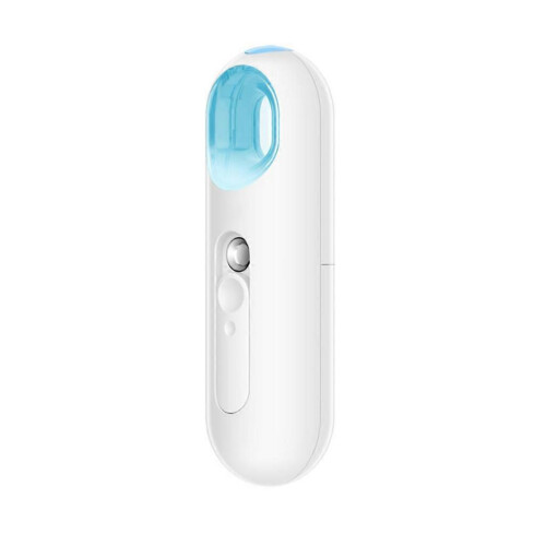 (White) Mini for Nano Mist Sprayer Battery Operated Portable Handheld Atomizer Face Stea