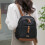 (White) Double Strap Shoulder Bag Korean Style Pack School Bag Splashproof Travel Bag 4