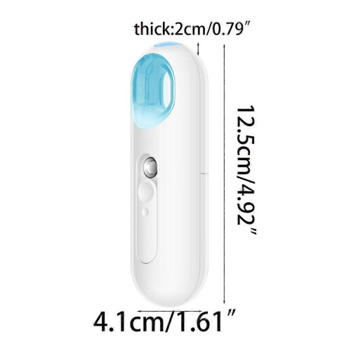 (White) Mini for Nano Mist Sprayer Battery Operated Portable Handheld Atomizer Face Stea 1