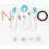 (White) Mini for Nano Mist Sprayer Battery Operated Portable Handheld Atomizer Face Stea 4