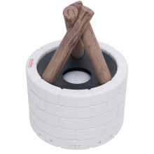 White Bonfire Shaped Diffuser 250ML Humidifier