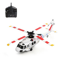 RC Military Helicopter, 4CH Brushless Flybarless Model with Altitude Hold, Optical Flow and OneKey Takeoff, Ready to Fly for Adults
