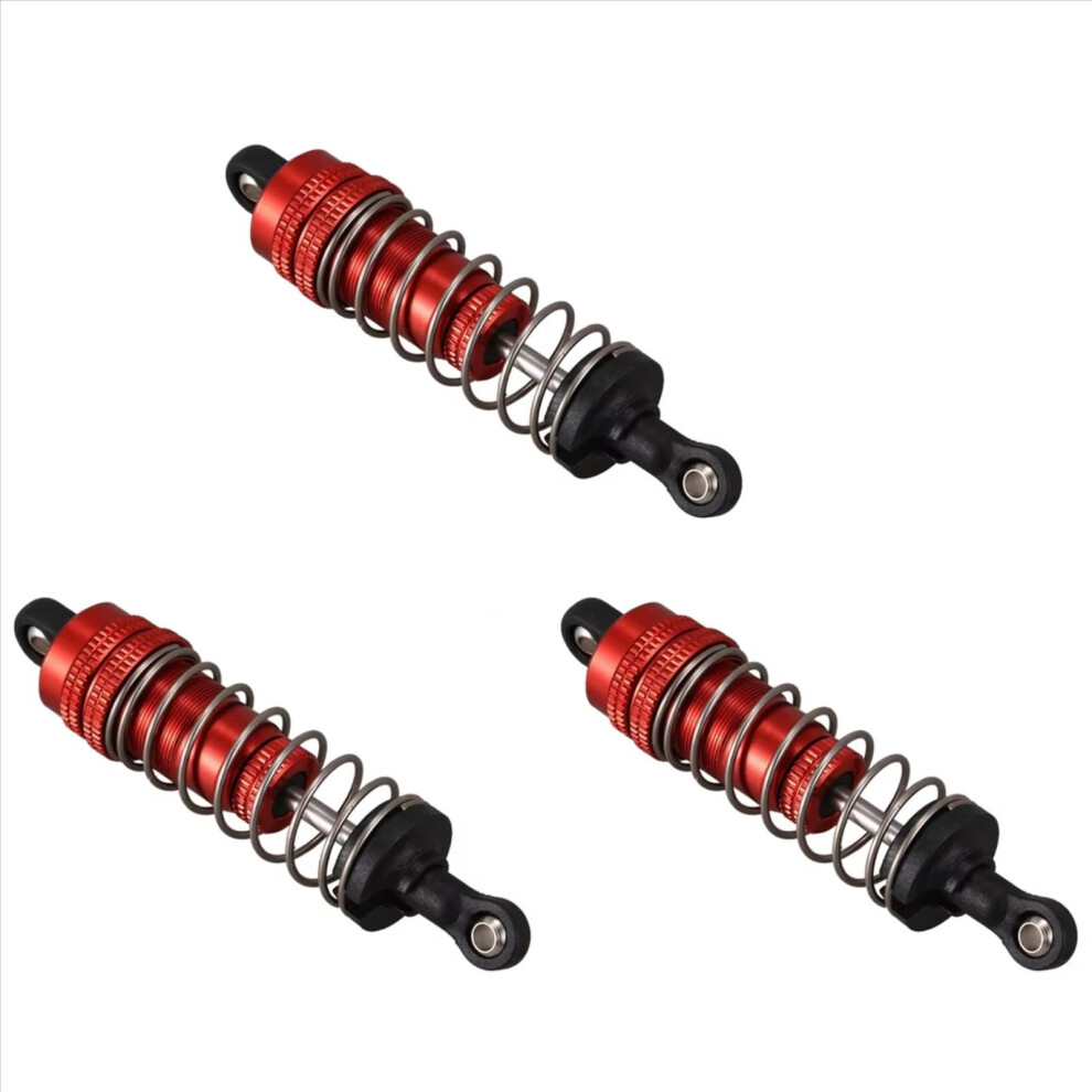 3Pcs Metal Rc Shock Absorbers For 144001 1/14 4Wd Drift Car, Durable Upgrade For Enhanced Suspension Stability 9073542063131