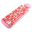(Pink) 2.4G Wireless Keyboard and Mouse Set with Round Keycaps PC Keyboard and Mouse 1