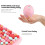 (Pink) 2.4G Wireless Keyboard and Mouse Set with Round Keycaps PC Keyboard and Mouse 5
