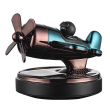 (Dark green) Cartoon Pilot Air Vent Freshener Aromatherapy Vent Easy Installation Decor
