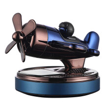 (Blue) Cartoon Pilot Air Vent Freshener Aromatherapy Vent Easy Installation Decor