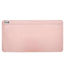 (Pink Single layer) Office Desk Mat Protector Waterproof Mouse Pad Desktop Keyboard Tabletop Pad