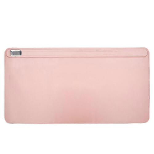 (Pink Single layer) Office Desk Mat Protector Waterproof Mouse Pad Desktop Keyboard Tabletop Pad