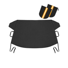 (Without magnet) Black Snow Windshield Sunshade SUV Car Front Window Protective Ice Frost Guard