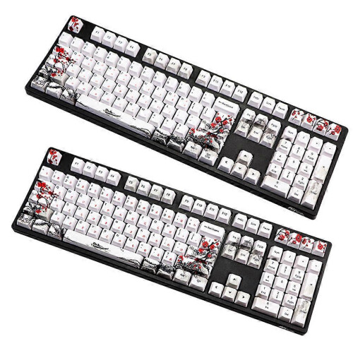 (A) OEM Profile Keycaps PBT Dye Sublimation Set for Mechanical Gaming Keyboard 1