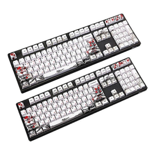 (B) OEM Profile Keycaps PBT Dye Sublimation Set for Mechanical Gaming Keyboard 2