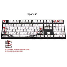 (B) OEM Profile Keycaps PBT Dye Sublimation Set for Mechanical Gaming Keyboard