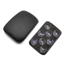 (Black 8 sucker) For XL883 XL1200 X48 72 Motorcycle Rear Passenger Cushion Pillion Seats