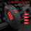 (Red) Programmable Ergonomic Wired Mouse 18 Keys Corded Mice 4000dpi for Home Office 5