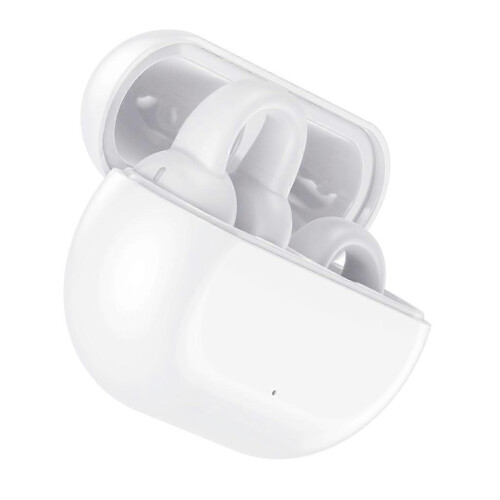 (White) Wireless TWS Bluetooth-compatible 5.2 Earphones Bone Conduction Headphones
