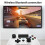 (Black) Wireless Controller with Double Motor Vibration Bluetooth-compatible Gamepad 4