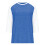 Womens Lace Patchwork 3/4 Sleeve Tops Trendy-Light  Blue L 2