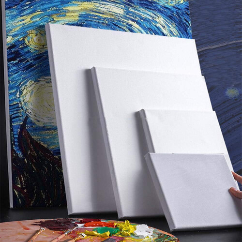 Professional Blank Artist Canvas Board 20x30cm ReadytoPaint Surface with Stable Framed Support