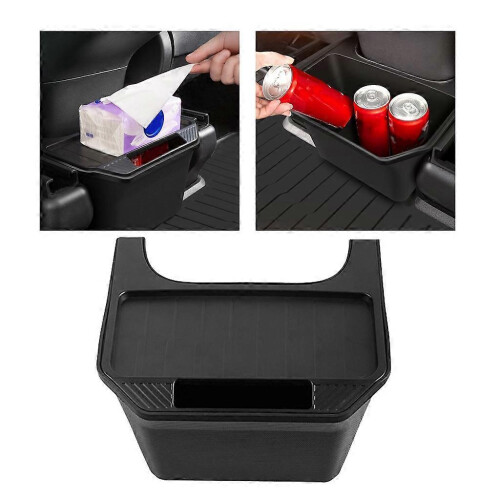 (White) Car Rear Center Console Storage Box Tray for Tesla Model Y Central Control Case 1