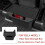 (Black) Car Rear Center Console Storage Box Tray for Tesla Model Y Central Control Case 4