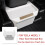(White) Car Rear Center Console Storage Box Tray for Tesla Model Y Central Control Case 3