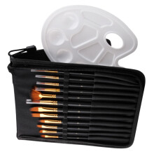 Watercolor Painting Kit with MultiSize Brushes and Quick Color Mixing Palette for Travel Artists