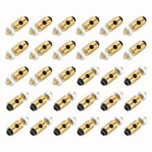 RC Push Rod Connectors 30 Pcs Durable Copper Servo Linkage Stoppers Set for RC Airplane Car Helicopter
