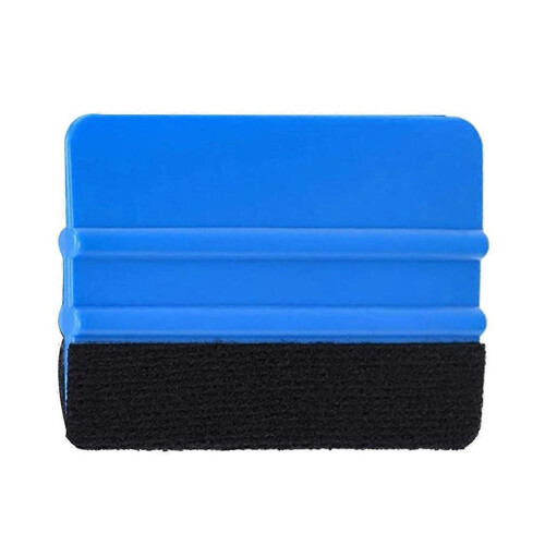 (Red) Multi-function Squeegee Car Film Sticker Scraper Window Household Cleaning Tool 2