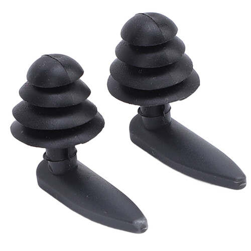 3 Pairs Silicone Earplugs - Water Resistant 2