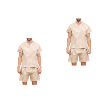 2Ensembles Costume Bain Confort Polyester Coton