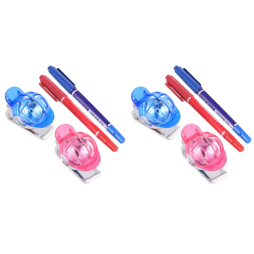 4Pcs Clip-on Ball Liner Assorted Colors for Precise Line Drawing Use 1