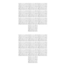Durable White Self Adhesive Numbers for Car Doors and Mailboxes