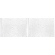 2Rolls Pet Bathroom Window Privacy Film Waterproof Stained Glass Cling