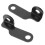 2Pcs Motorcycle Signal Light Mounting Brackets Metal Safe Visibility 5