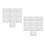 Durable White Self Adhesive Numbers for Car Doors and Mailboxes 5