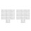 Durable White Self Adhesive Numbers for Car Doors and Mailboxes 7