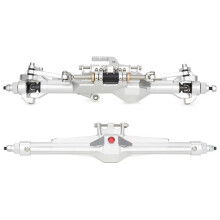 RC Crawler Metal Axles for Vanquish H10 1/10 Car, Durable Aluminum Steel Front and Rear Axle Set
