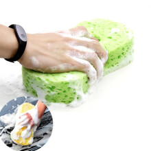 5 Pcs Compressed Car Wash Sponge Set, Density NonScratch DualSided Sponges for Car Cleaning